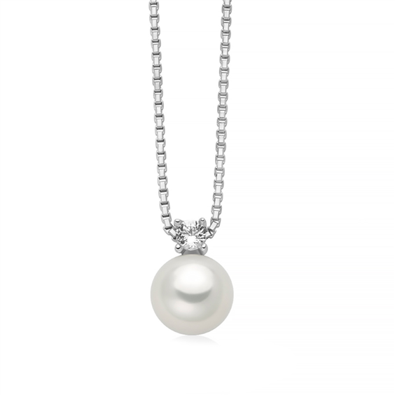 Necklace Miluna Woman in Silver Perla PCL6884 - PCL6884